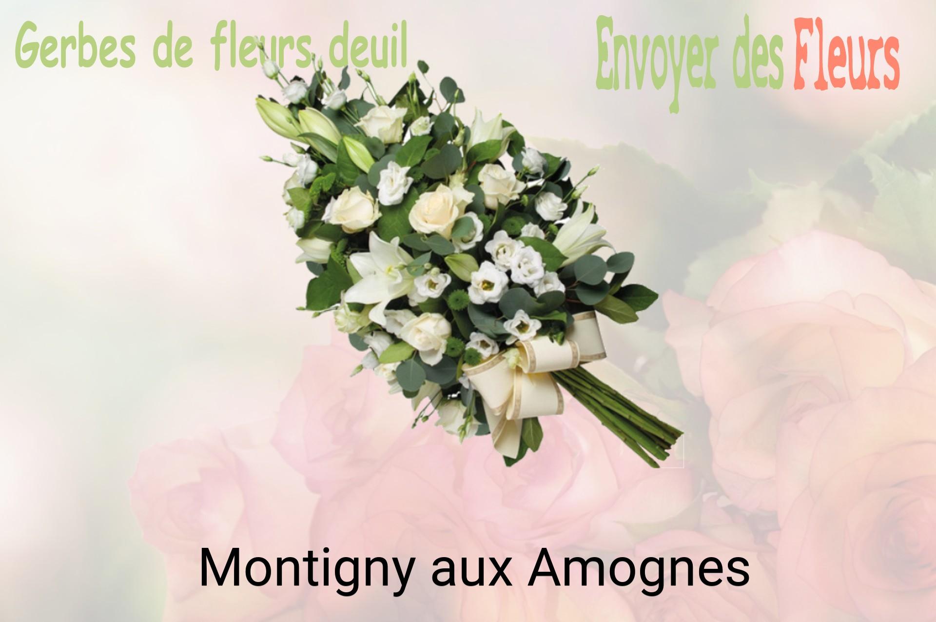 Gerbe de fleurs de deuil livrée à Montigny-aux-Amognes